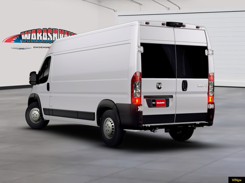 Bright White Clear-Coat Exterior Paint 2026 RAM ProMaster 2500 Tradesman