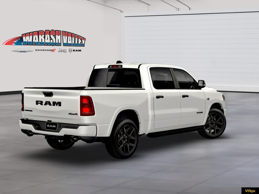 Bright White Clear-Coat Exterior Paint 2026 RAM 1500 Laramie