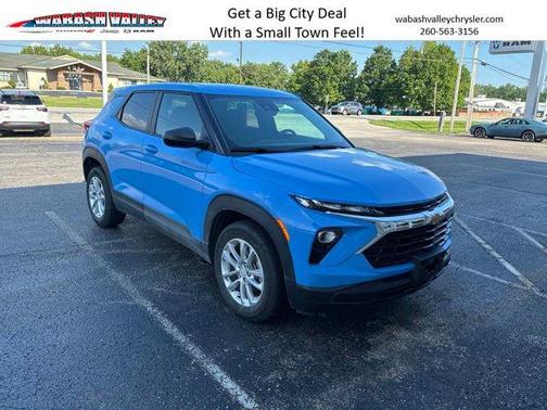 Fountain Blue 2024 Chevrolet Trailblazer LS