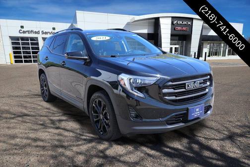 Ebony Twilight Metallic 2021 GMC Terrain SLT