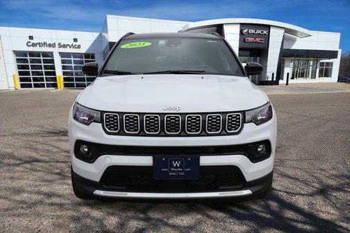 Bright White Clearcoat 2025 Jeep Compass Limited