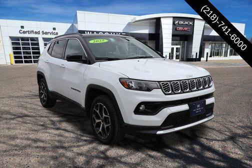 Bright White Clearcoat 2025 Jeep Compass Limited