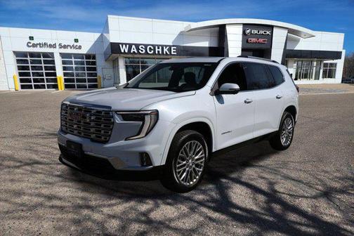 Glacier White Tricoat 2026 GMC Acadia Denali