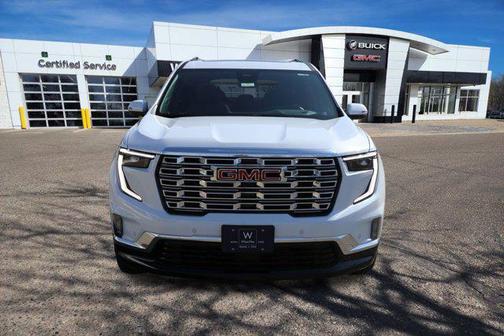 Glacier White Tricoat 2026 GMC Acadia Denali