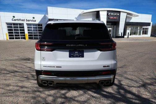Glacier White Tricoat 2026 GMC Acadia Denali