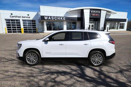 Glacier White Tricoat 2026 GMC Acadia Denali