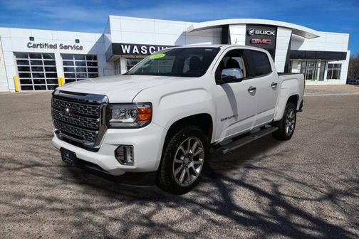 Summit White 2022 GMC Canyon Denali