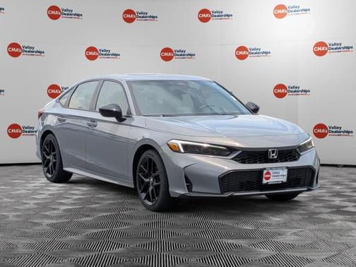 Urban Gray Pearl 2025 Honda Civic Hybrid