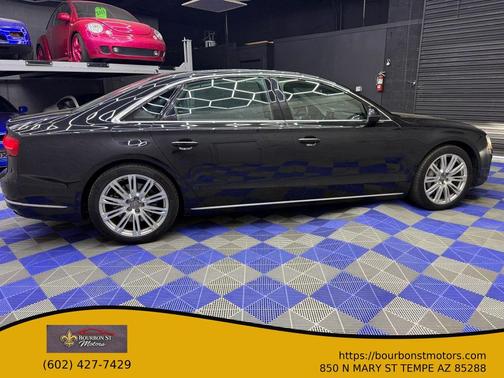 Black 2015 Audi A8 L 4.0T