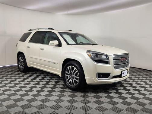 White Diamond Tri-Coat 2014 GMC Acadia Denali