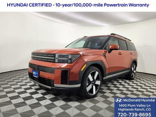Orange 2025 Hyundai SANTA FE Limited
