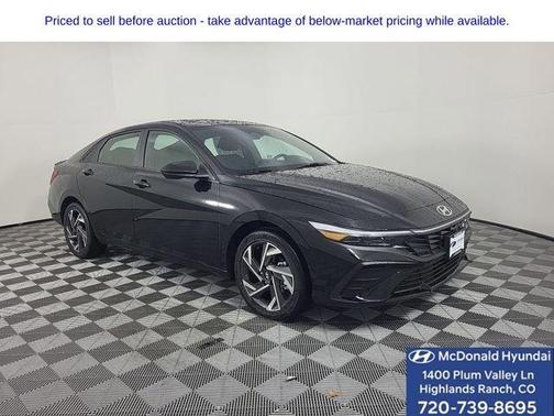 Black 2025 Hyundai ELANTRA HEV SEL