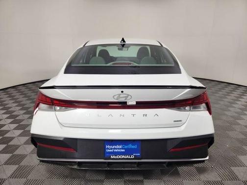 White 2025 Hyundai ELANTRA HEV SEL