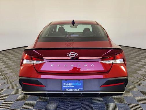 Red 2025 Hyundai ELANTRA SEL Sport