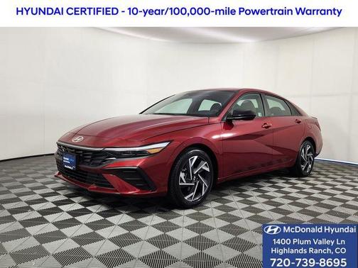 Red 2025 Hyundai ELANTRA SEL Sport