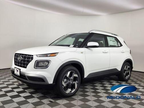 Lunar White 2026 Hyundai VENUE SEL SUV