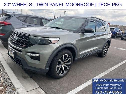 Silver Spruce Metallic 2020 Ford Explorer ST