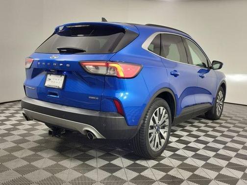 Velocity Blue Metallic 2020 Ford Escape Titanium Hybrid