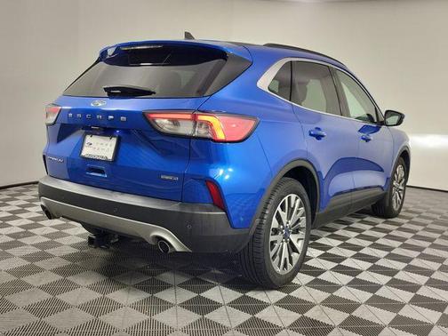 Velocity Blue Metallic 2020 Ford Escape Titanium Hybrid