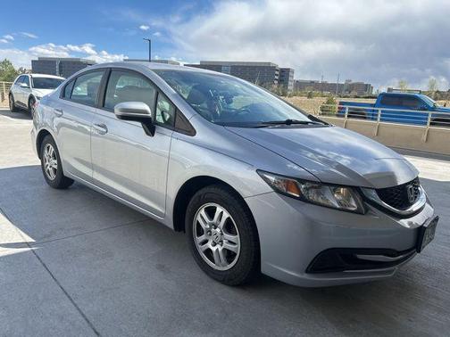 Black 2015 Honda Civic LX