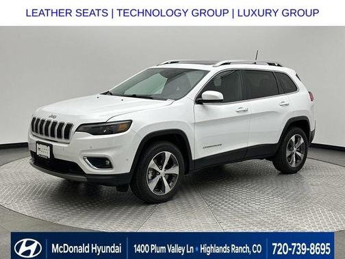 Bright White Clearcoat 2019 Jeep Cherokee Limited