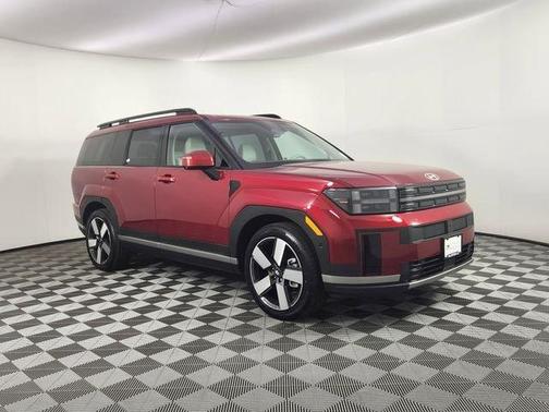 Red 2025 Hyundai SANTA FE HEV Limited