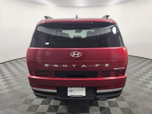 Red 2025 Hyundai SANTA FE HEV Limited
