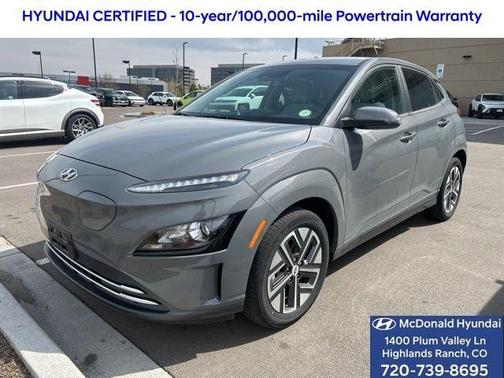 Galactic Gray 2023 Hyundai KONA EV SE