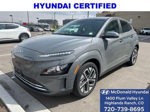 Galactic Gray 2023 Hyundai KONA EV SE
