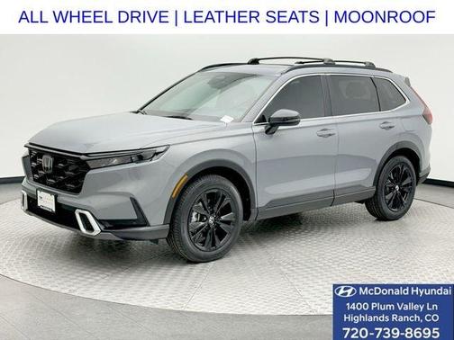 Urban Gray Pearl 2025 Honda CR-V Hybrid Sport Touring