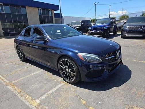 Lunar Blue Metallic 2016 Mercedes-Benz C-Class C 450 AMG 4MATIC