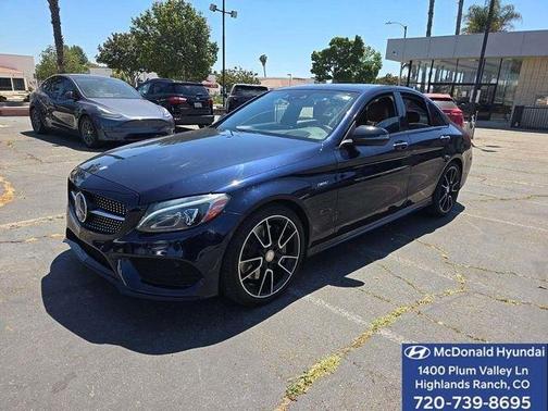 Lunar Blue Metallic 2016 Mercedes-Benz C-Class C 450 AMG 4MATIC