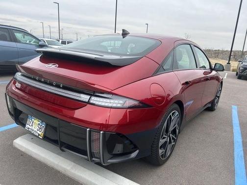 Red 2023 Hyundai IONIQ 6 Limited