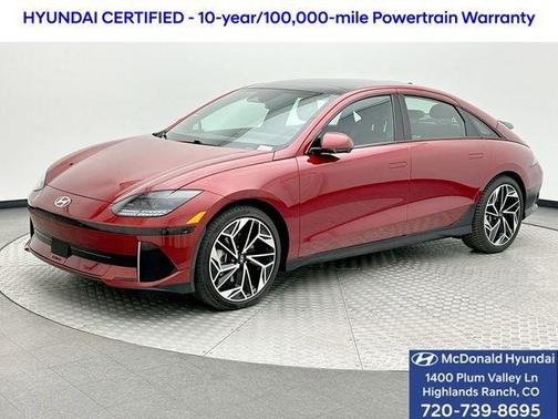 Red 2023 Hyundai IONIQ 6 Limited