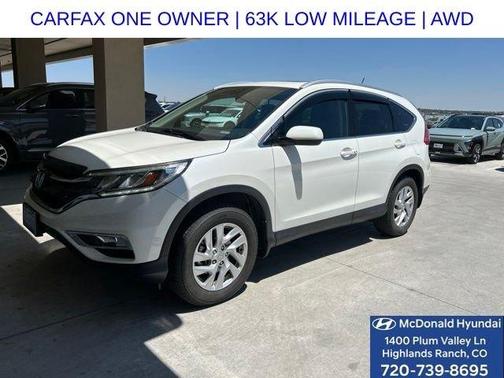 White Diamond Pearl 2016 Honda CR-V EX-L