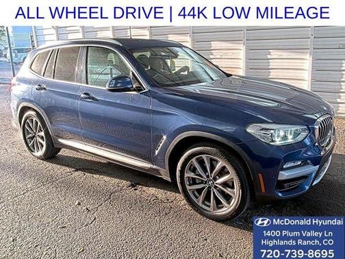 Phytonic Blue Metallic 2019 BMW X3 xDrive30i