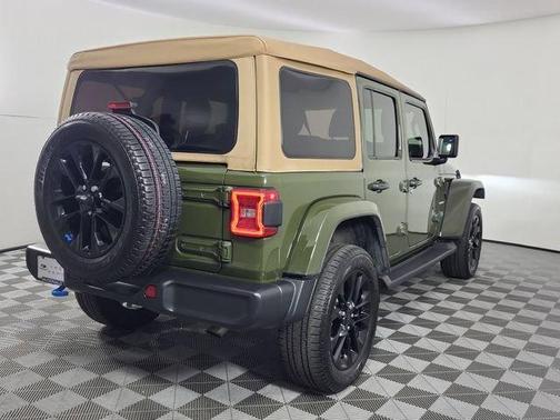 Sarge Green Clearcoat 2022 Jeep Wrangler Unlimited 4xe Sahara