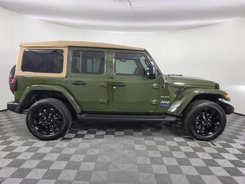 Sarge Green Clearcoat 2022 Jeep Wrangler Unlimited 4xe Sahara