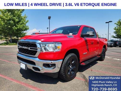 Flame Red Clearcoat 2022 RAM 1500 Big Horn
