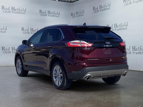 Burgundy 2023 Ford Edge Titanium