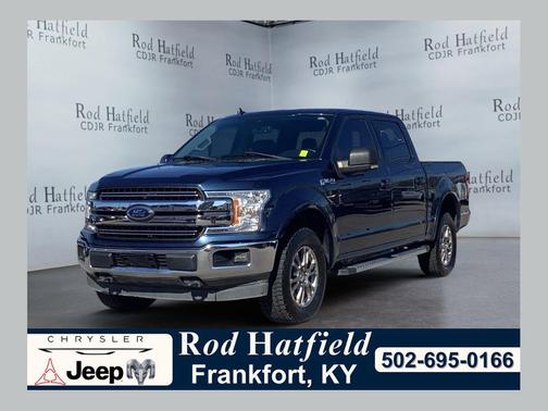 Blue 2019 Ford F-150 Lariat
