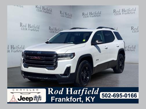 White Frost Tricoat 2021 GMC Acadia AWD AT4