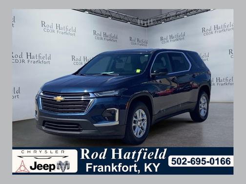 Northsky Blue Metallic 2023 Chevrolet Traverse LS