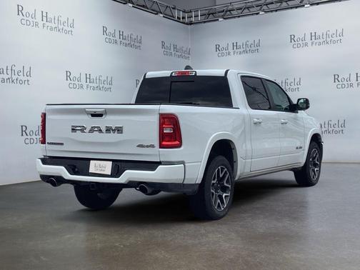 Bright White Clearcoat 2025 RAM 1500 Laramie
