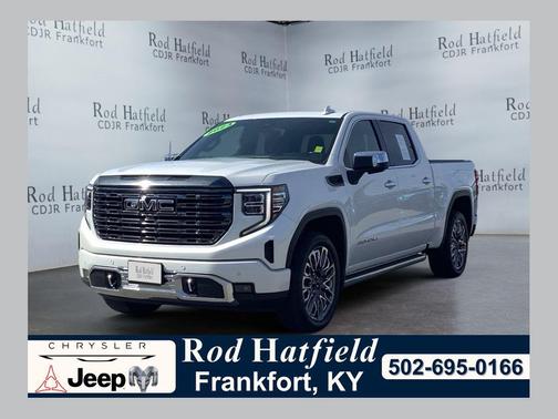 White Frost Tricoat 2023 GMC Sierra 1500 Denali Ultimate