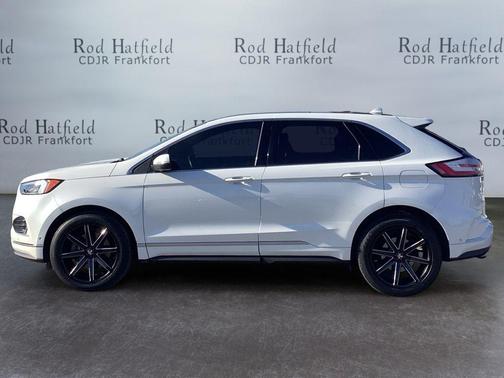 Star White Metallic Tri-Coat 2020 Ford Edge Titanium