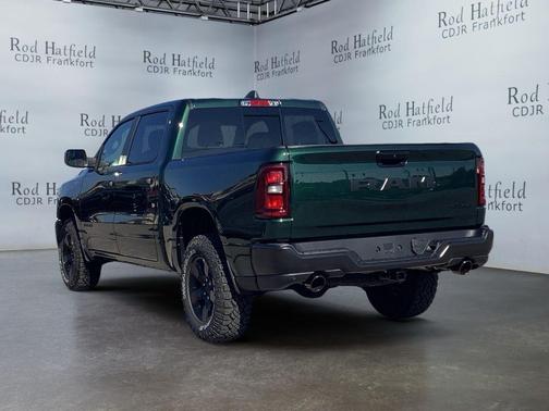 Serrano Green Metallic 2026 RAM 1500 Warlock Crew Cab 4x4 5'7' Box