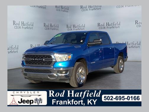 Hydro Blue Pearlcoat 2022 RAM 1500 Big Horn/Lone Star
