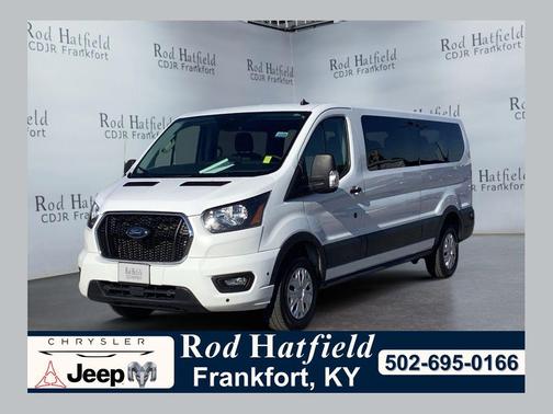 Oxford White 2024 Ford Transit-350 XLT