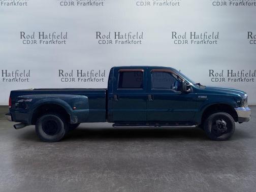 Blue 1999 Ford F-350 XL Crew Cab